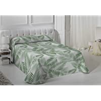 VIALMAN Colcha Bouti Ligero- Verde- 90x190 cm